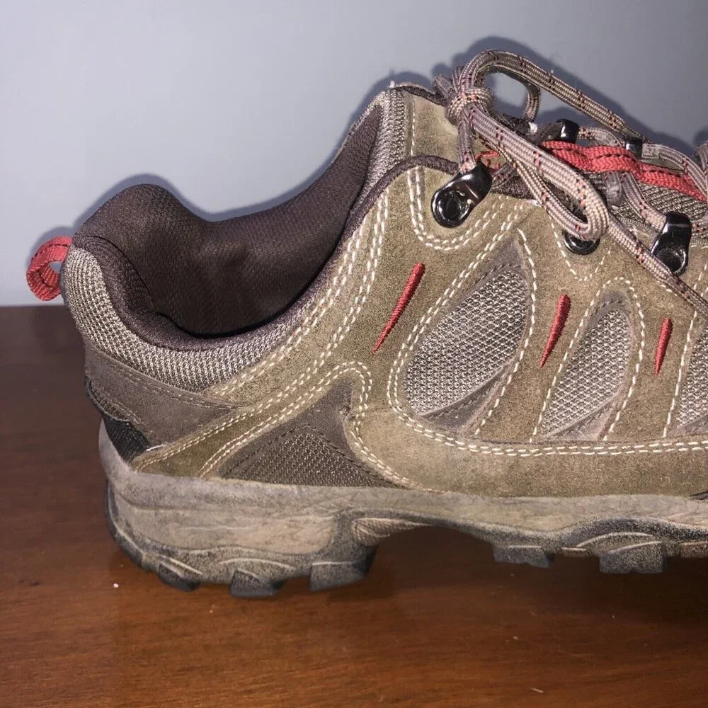 EVEREST Mens Leather Brown Hiking Boots Size 12 Ankle Utility‎ Outdoors - Picture 2 of 13